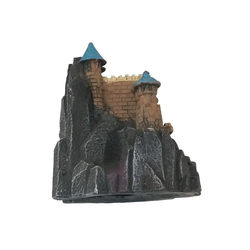 Aqua Culture Rustic Castle Aquarium Ornament / Fish Hideout (Blue Tips) - NEW!!!